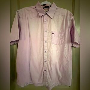Like New. Volcom Stone…Men’s Short Sleeve, Button-Up, Collared Shirt  Size Large